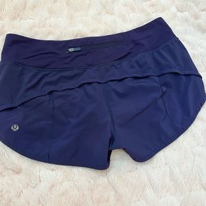 Lululemon Speed Up Low Rise 2.5 navy size 6